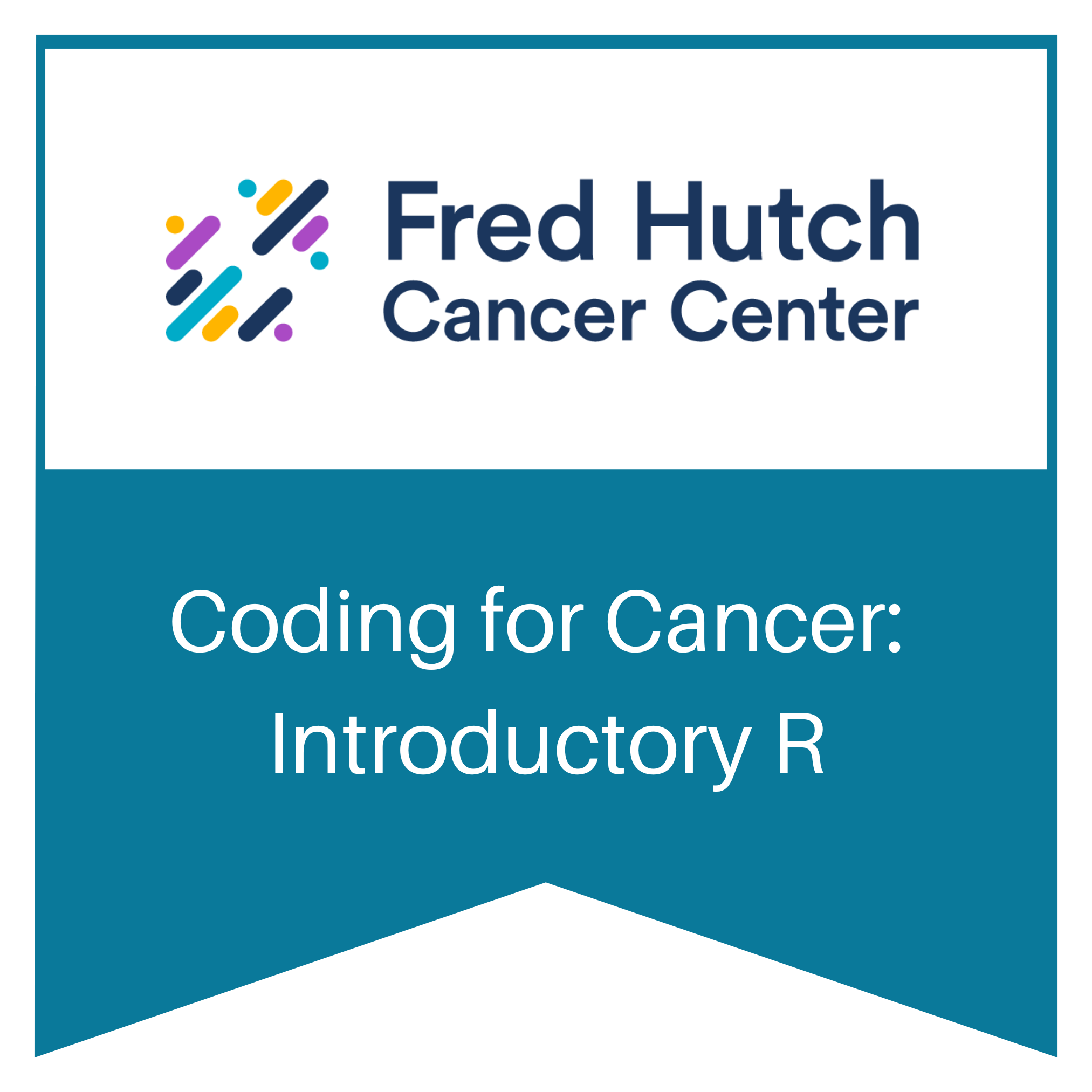 Fred Hutch Coding for Cancer badge